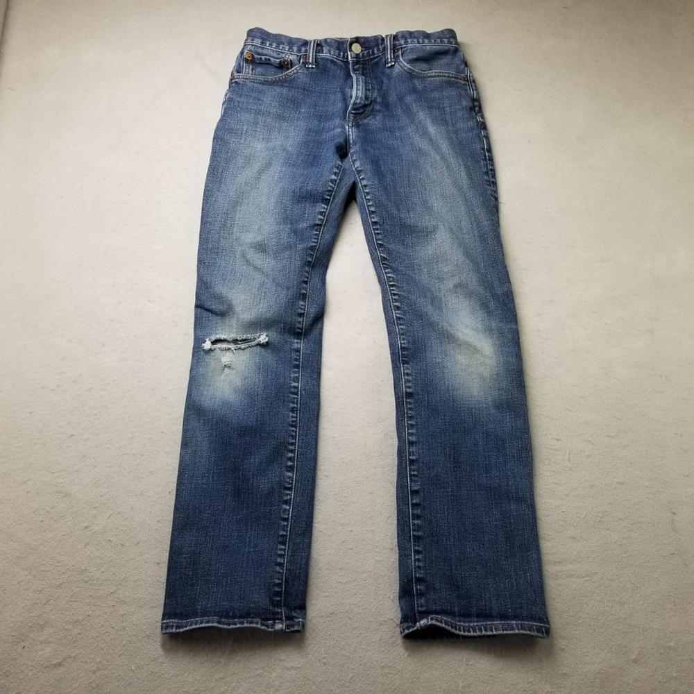 Gap Jeans Mens Size 28X30 Blue Denim Straight